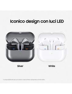 Samsung Galaxy Buds3 Pro Auricolari AI in-ear True Wireless, Speaker a 2 vie, Audio Hi-Fi, Impermeabilità IP57, Silver 2