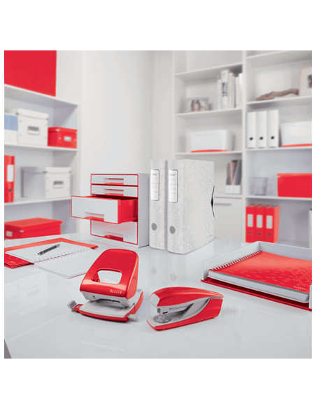Leitz 55472026 cucitrice Punto standard Rosso