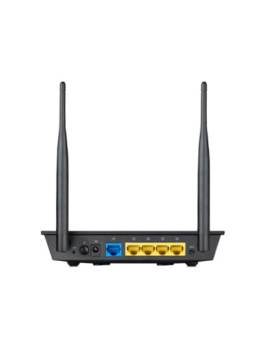 ASUS RT-N12E router wireless Fast Ethernet Nero, Metallico