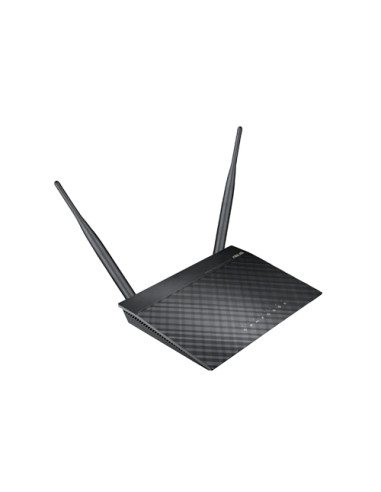 ASUS RT-N12E router wireless Fast Ethernet Nero, Metallico