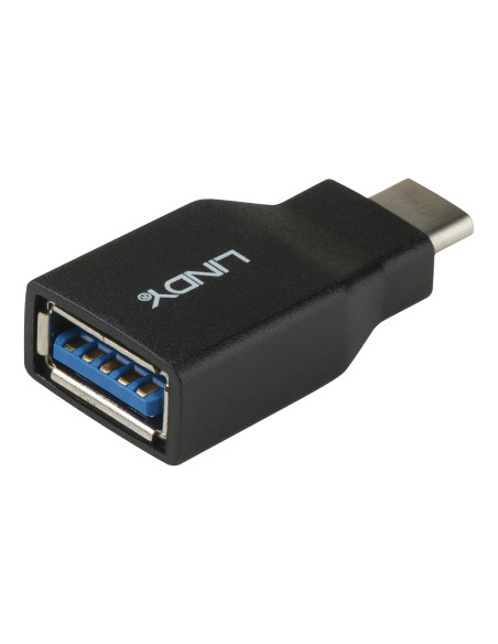 Lindy 41899 adattatore per inversione del genere dei cavi USB 3.1-C USB 3.1-A Nero