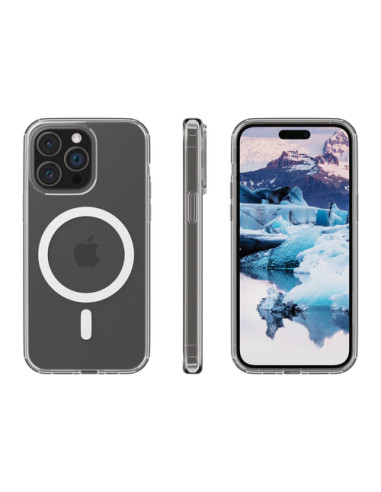 dbramante1928 Iceland Pro MagSafe custodia per cellulare Cover Trasparente, Bianco