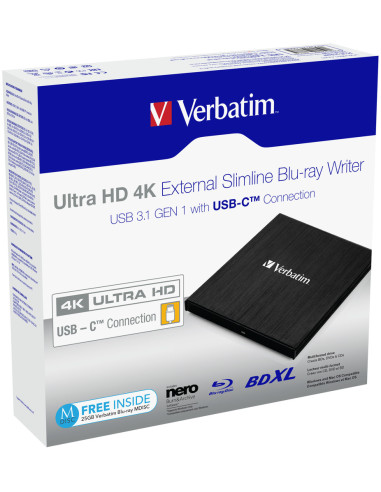 Verbatim 43888 lettore di disco ottico Blu-Ray DVD Combo Nero