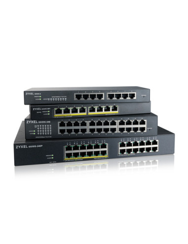 Zyxel GS1915-24EP Gestito L2 Gigabit Ethernet (10/100/1000) Supporto Power over Ethernet (PoE) 1U Nero
