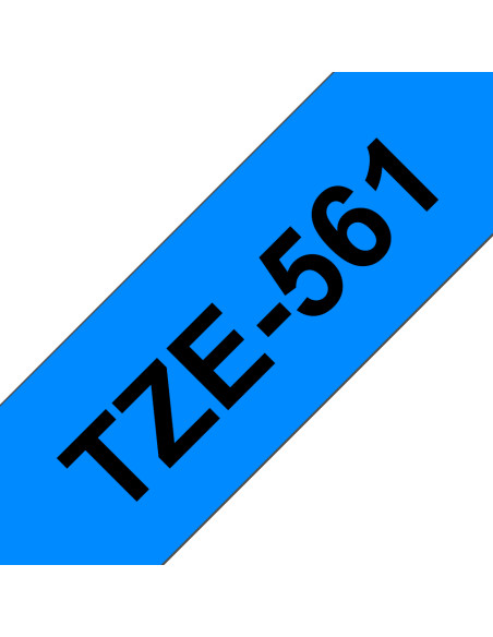 Brother TZE-561 nastro per etichettatrice Nero su blu