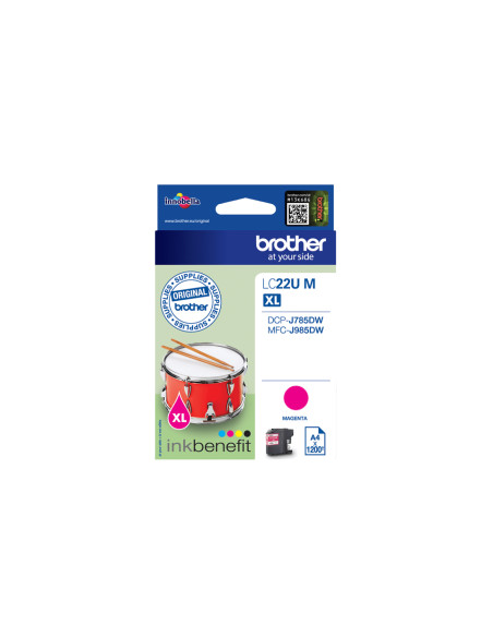 Brother LC22UM cartuccia d'inchiostro 1 pz Originale Magenta