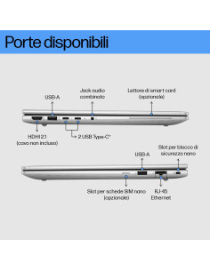 HP EliteBook 660 G11 Intel Core Ultra 5 135U Computer portatile 40,6 cm (16") WUXGA 16 GB DDR5-SDRAM 512 GB SSD Wi-Fi 6E (802.11 2