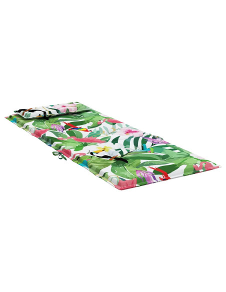 Cuscini per Sedia Schienale Alto 6pz Multicolore Tessuto Oxford