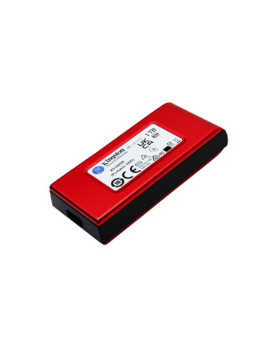 Kingston Technology 1TB SSD esterno XS1000 USB 3.2 Gen 2, Rosso