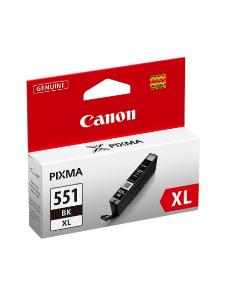 Canon CLI-551XL BK w/sec cartuccia d'inchiostro 1 pz Originale Resa elevata (XL) Nero per foto