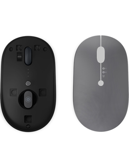 Lenovo Go Multi-Device mouse Ufficio Ambidestro RF senza fili + Bluetooth Ottico 2400 DPI