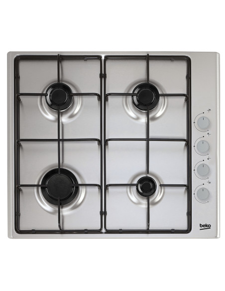 Beko HIGG641C3SX Acciaio inox Da incasso 60 cm Gas 4 Fornello(i)
