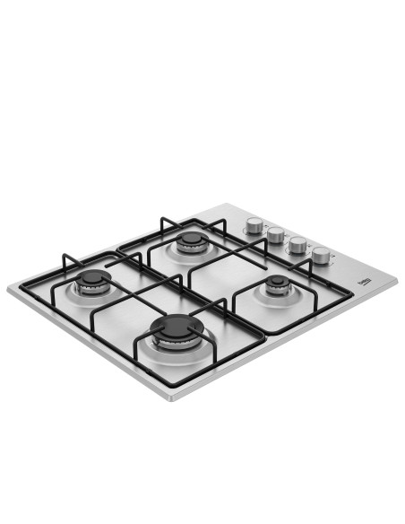 Beko HIGG641C3SX Acciaio inox Da incasso 60 cm Gas 4 Fornello(i)