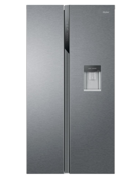 Haier SBS 90 Serie 3 HSR3918EWPG frigorifero side-by-side Libera installazione 521 L E Argento