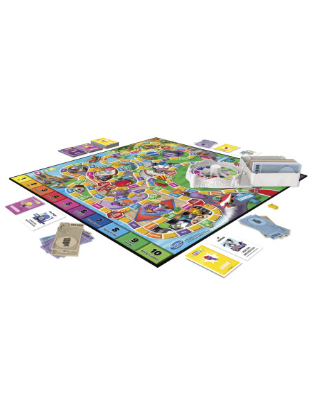 Hasbro Gaming Il Gioco della Vita, il gioco della famiglia, gioco da tavolo per bambini dagli 8 anni in su, per 2-4 giocatori
