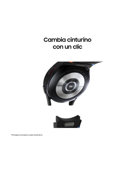 Samsung Galaxy Watch FE 40mm, Smartwatch Analisi del Sonno, Ghiera Touch in Alluminio, Black