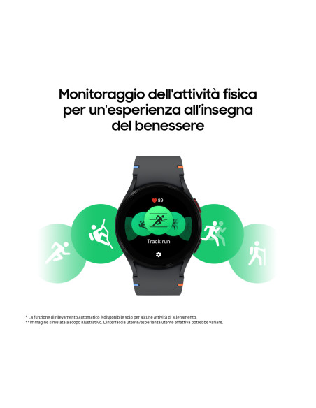 Samsung Galaxy Watch FE 40mm, Smartwatch Analisi del Sonno, Ghiera Touch in Alluminio, Black
