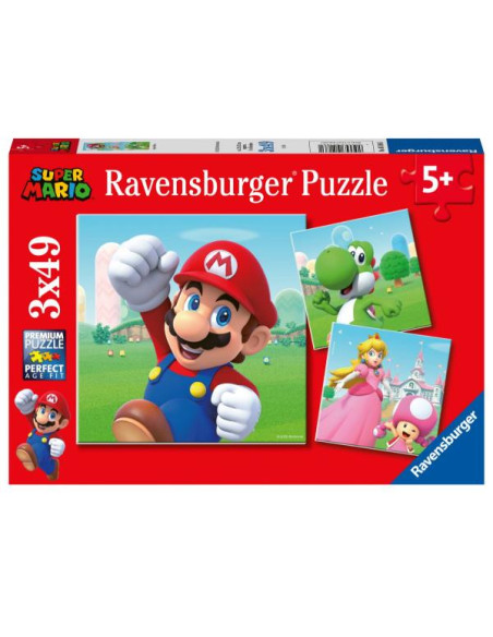 SUPER MARIO - 3X49PZ