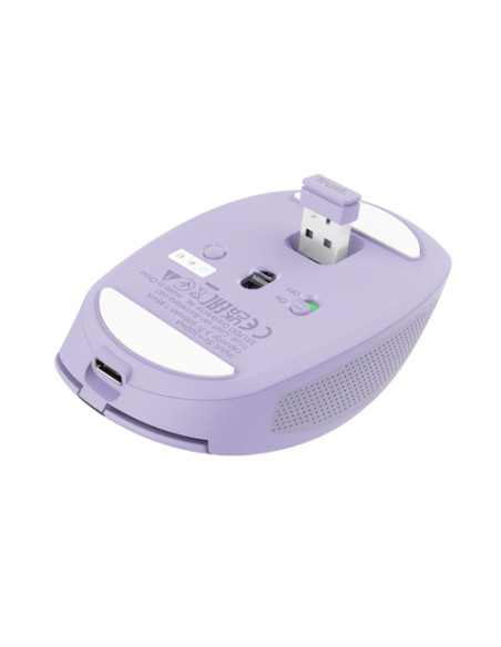 Trust Ozaa mouse Ufficio Mano destra RF senza fili + Bluetooth Ottico 3200 DPI