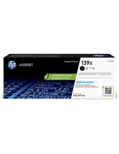 HP LaserJet Cartuccia toner nero originale 139X ad alta capacità