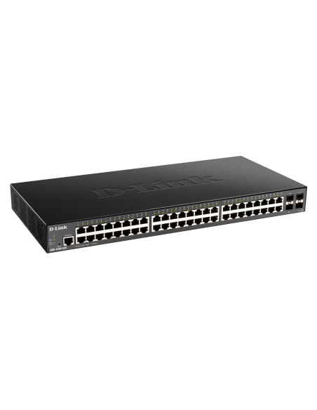 D-Link DGS-1250-52X switch di rete Gestito L3 Gigabit Ethernet (10/100/1000) Nero