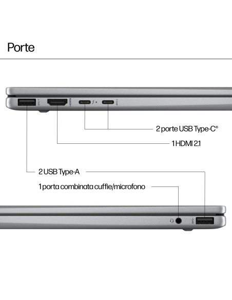 HP ENVY x360 14-fc0000nl Intel Core Ultra 7 155U Ibrido (2 in 1) 35,6 cm (14") Touch screen 3K 16 GB LPDDR5-SDRAM 1 TB SSD Wi-Fi