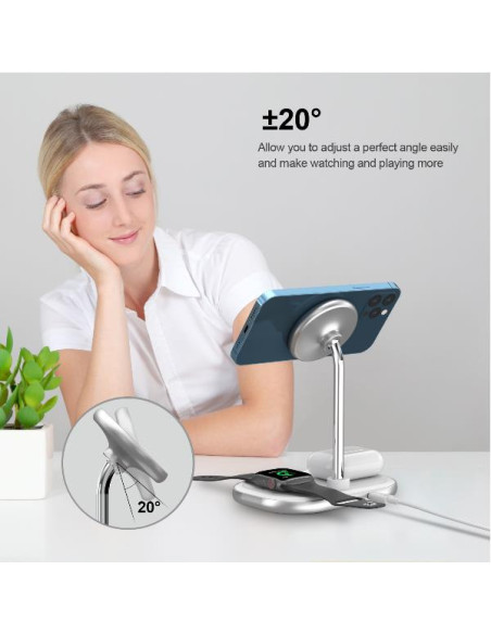 WIRELESS MAGNETIC CHARGER 3-IN-1