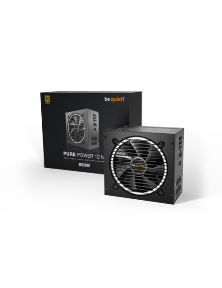 be quiet! Pure Power 12 M alimentatore per computer 550 W 20+4 pin ATX ATX Nero