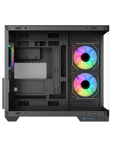 itek DARK CAVE DS Tower Nero