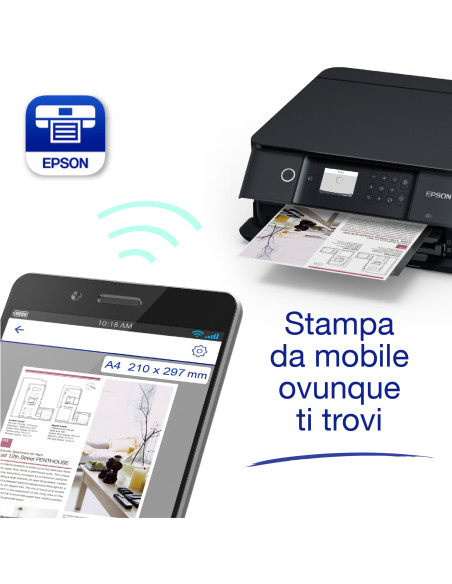 Epson Expression Premium XP-6100 stampante multifunzionale Wireless, Stampa, Scansiona, Copia, Stampa fotografie, Fronte/Retro, 