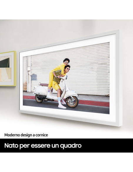 Samsung Lifestyle TV QE32LS03CBUXZT The Frame QLED Full HD, Smart TV 32" Matte Display, OTS Lite, Black 2023