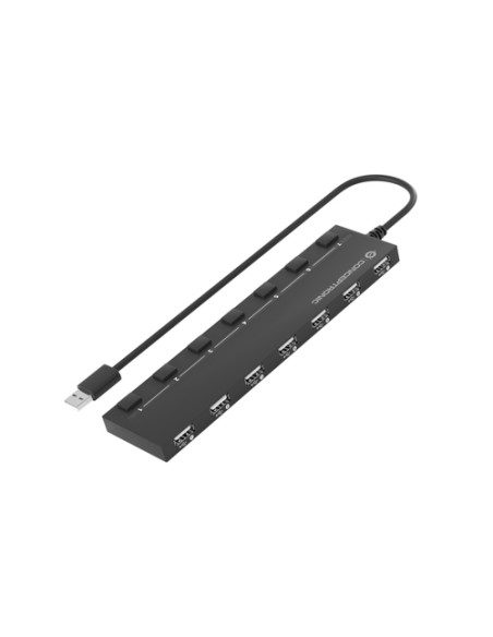 Conceptronic HUBBIES08B hub di interfaccia USB 2.0 480 Mbit/s Nero