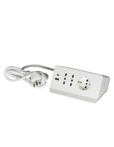 MULTIP SCRIVANIA USB+INT BIANCO 2