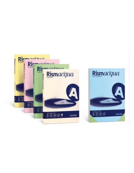 RISMACQUA A4 200GR CELESTE 125FF