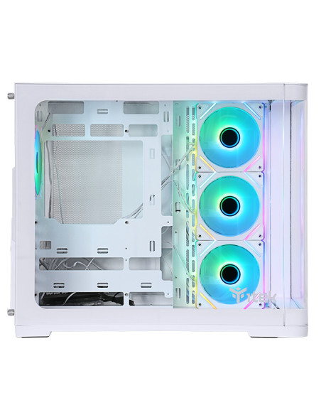 itek DARK CAVE CURVED Tower Bianco