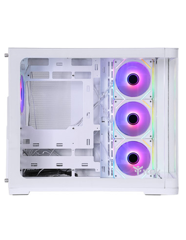 itek DARK CAVE CURVED Tower Bianco
