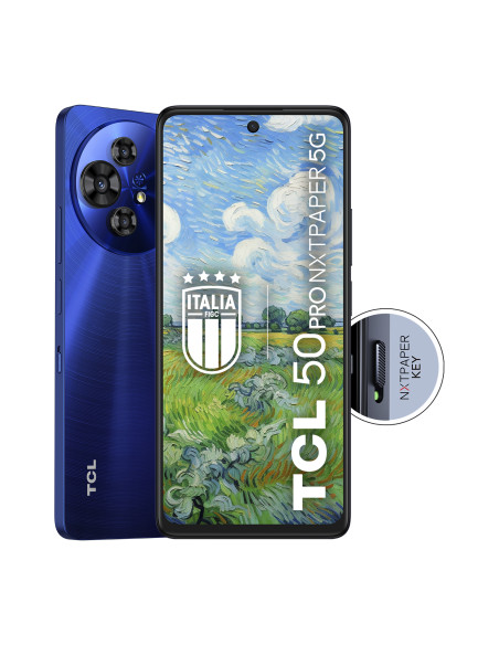 TCL 50 Pro NXTPAPER 5G 17,3 cm (6.8") Doppia SIM Android 14 USB tipo-C 8 GB 512 GB 5010 mAh Blu