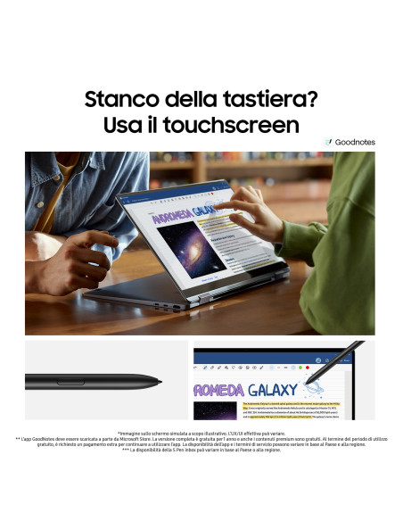 Samsung Galaxy Book4 360 Laptop, Intel® Core™ 5 120U, 16GB RAM, 512GB SSD, 15.6" Super AMOLED, Windows 11 Home, Moonstone Gra