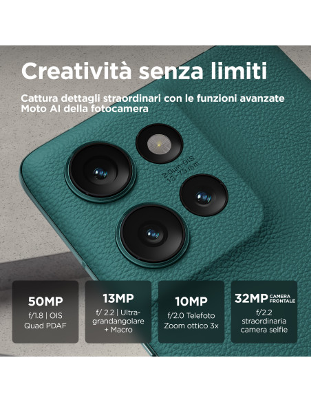 Motorola edge 50 16,9 cm (6.67") Doppia SIM Android 14 5G USB tipo-C 12 GB 512 GB 5000 mAh Verde