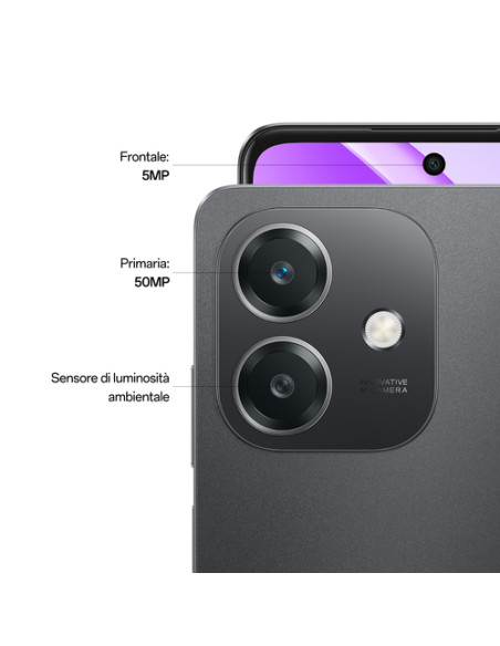 OPPO A40 Smartphone, Fotocamera AI 50MP, Selfie 5MP, Display 6.67” 90HZ LCD HD+, 5100mAh, RAM 4 Esp 8GB (+4GB Virtuali) +ROM 1