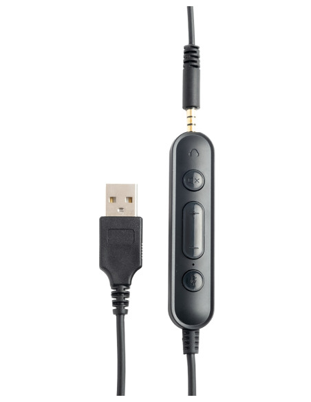 itek H360 Auricolare Cablato A Padiglione Ufficio Nero