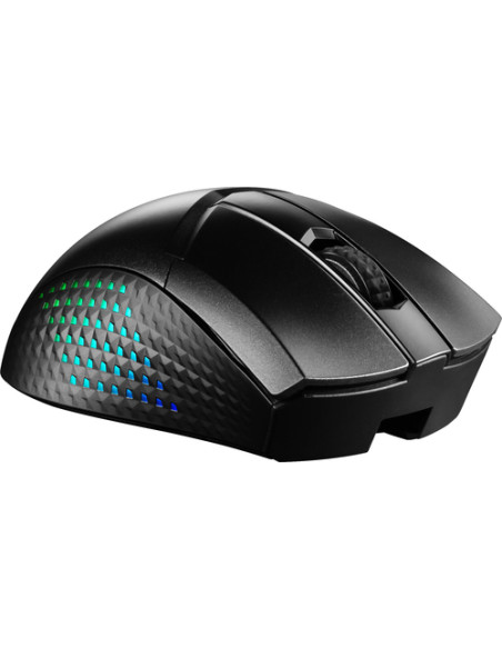 MSI CLUTCH GM51 LIGHTWEIGHT WIRELESS mouse Gaming Mano destra RF Wireless + Bluetooth + USB Type-C Ottico 26000 DPI