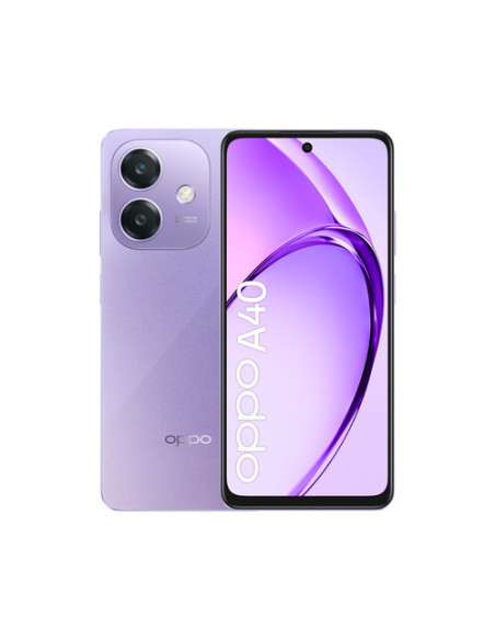 OPPO A40 Smartphone, Fotocamera AI 50MP, Selfie 5MP, Display 6.67” 90HZ LCD HD+, 5100mAh, RAM 4 Esp 8GB (+4GB Virtuali) +ROM 1
