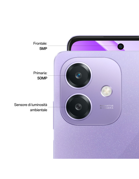 OPPO A40 Smartphone, Fotocamera AI 50MP, Selfie 5MP, Display 6.67” 90HZ LCD HD+, 5100mAh, RAM 4 Esp 8GB (+4GB Virtuali) +ROM 1