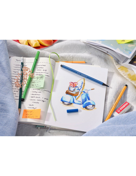 STABILO Pen 68 marcatore Grigio 1 pz