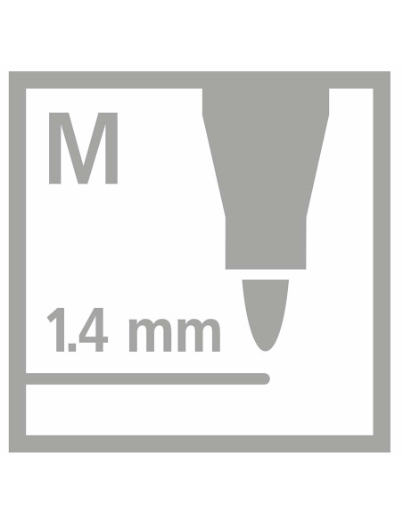 STABILO Pen 68 metallic marcatore Medio Verde chiaro 1 pz