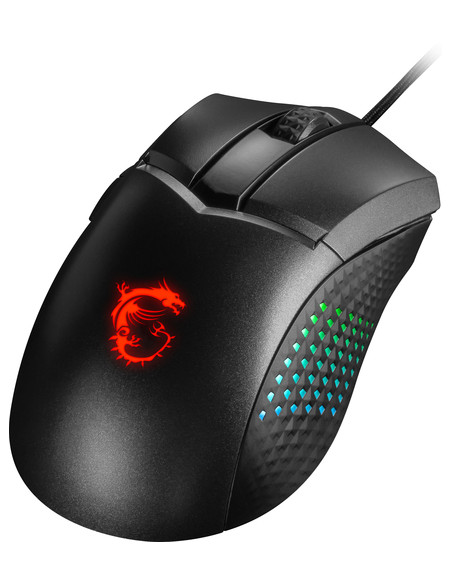 MSI CLUTCH GM51 LIGHTWEIGHT mouse Gaming Mano destra USB tipo A Ottico 26000 DPI