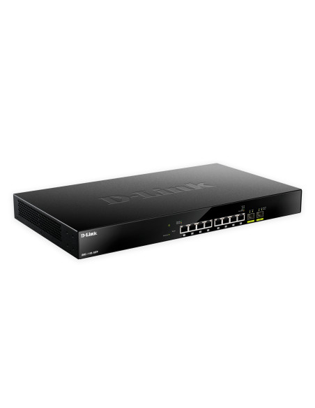 D-Link DMS-1100-10TP switch di rete Gestito L2 2.5G Ethernet (100/1000/2500) Supporto Power over Ethernet (PoE) 1U Nero