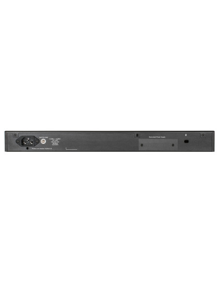 D-Link DGS-1520-28MP switch di rete Gestito L3 Gigabit Ethernet (10/100/1000) Supporto Power over Ethernet (PoE) 1U Nero