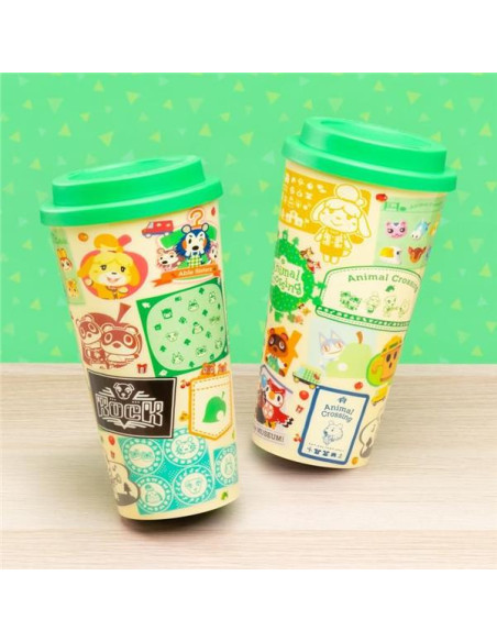 ANIMAL CROSSING PLASTIC TRAVEL MUG